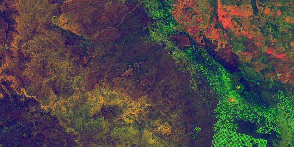 Satellite capturing Earth